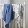 Muslinwrap Luftballong Blå 2st