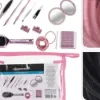 Necessär set i 50-delar (Svarta detaljer)