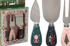 Ostknivar med julmotiv