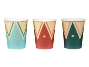 Pappersmuggar i 6-pack - Cirkus