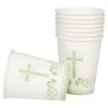 Pappersmugg 8-pack Kors