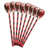 Papperssugrör Halloween 8-pack