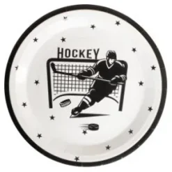 Papperstallrikar 8-pack - Hockey