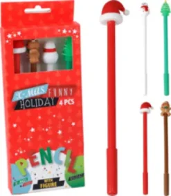 Pennset 4-pack Julmotiv