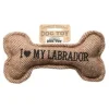 Pipande hundleksak ben I LOVE MY LABRADOR