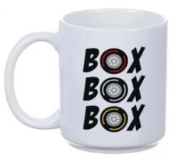 Porslinsmugg - BOX BOX BOX
