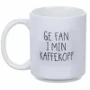 Porslinsmugg - Ge fan i min kaffekopp