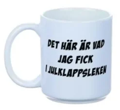 Porslinsmugg - JULKLAPPSLEKEN