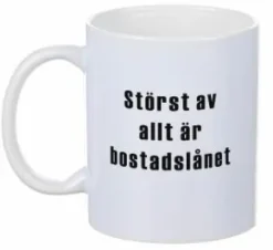 Porslinsmugg - Störst av allt är
