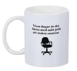 Porslinsmugg - Vissa dagar är det bästa med mitt