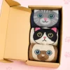 Presentförpackning strumpor - Cute cat in box (30-36)