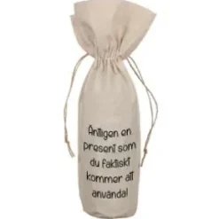 Presentpåse för flaska - Äntligen en present...