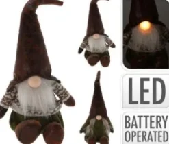 Prydnadsnisse med LED Flicka