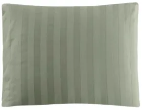 Örngott satin grön