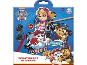 Scratch Art stickers - Paw Patrol
