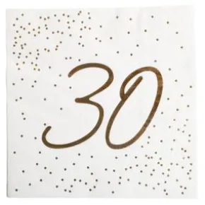 Servetter 16-pack - "30"