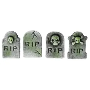 Små gravstenar i 4-pack