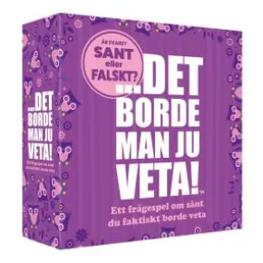 Spel – Det borde man ju veta! Sant eller Falskt?