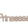 Stående bokstäver "Prinsessa"