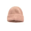 Stickad mössa - Rosa