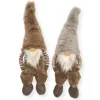 Stor sittande tomte 67 cm Brun luva