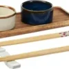 Sushiset med träbricka
