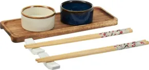 Sushiset med träbricka