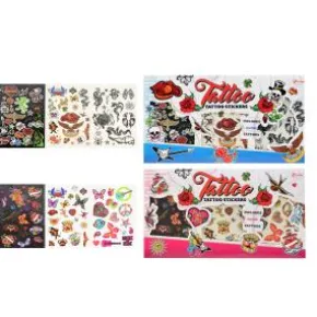 Tatuerings set - Glow in the dark (Rosa förp.)