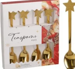 Teskedar Stjärna 4-pack