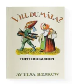 Tomtebobarnen målarbok