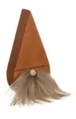 Tomte i trä med skägg (Natur)