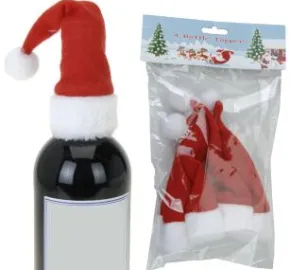 Tomteluvor för flaskor 4-pack