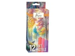 Torrpastellkritor 12-pack