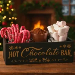 Trälåda "HOT CHOCOLATE BAR"