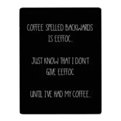 Trätavla - coffee/eeffoc
