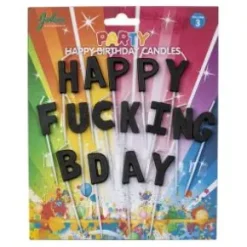 Tårtljus - HAPPY F*CKING BDAY
