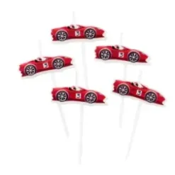 Tårtljus i 5-pack - Racing bilar