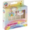Tårtljus 5-pack - Unicorn