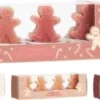 Värmeljus 4-pack Pepparkakor (ljusbrun)